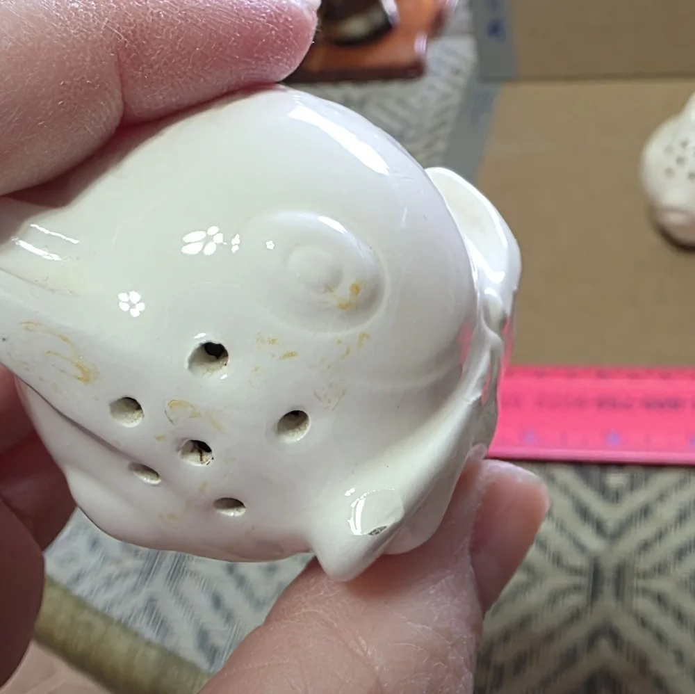 Vtg Puffer Blow Fish Shaker Set Germany #187